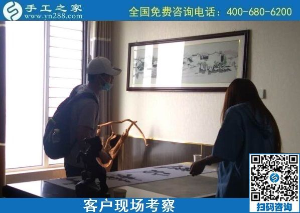 8月23日，這個純手工活外發(fā)加工項目也能做代理，很多人在這里實現(xiàn)了就業(yè)創(chuàng)業(yè)夢想，手工之家接待考察加工客戶剪影