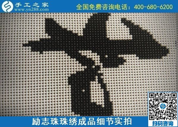 9月15日，想在家做手工活掙錢，越來越多的人選擇這個可以寄到家做的手工活，勵志珠珠繡成品細(xì)節(jié)實(shí)拍