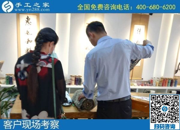 9月21日，純手工活外發(fā)加工項(xiàng)目，是不是正規(guī)管回收的手工活，要這樣判斷，手工之家接待考察合作加工客戶剪影