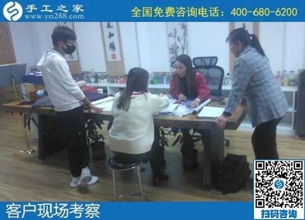 10月3日，手工活外發(fā)回收，這個可以寄到家做的手工活讓人安心在家掙錢，手工之家接待考察合作加工客戶剪影