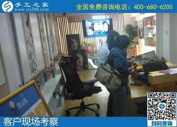 10月16日，可以帶回家做的手工活，手工活外發(fā)回收，這里的珠繡手工活值得選擇，手工之家接待考察加工客戶剪影