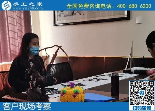 11月2日，手工活外發(fā)回收，這個(gè)可以拿回家做的手工活能掙錢嗎？實(shí)地看看就知道了，手工之家接待考察加工客戶剪影(圖3)