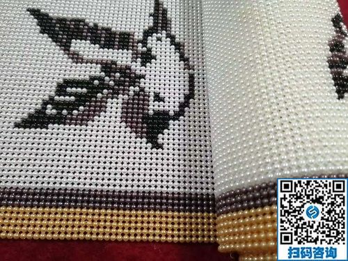 12月19日，在家做手工活掙錢，選正規(guī)手工活外發(fā)加工企業(yè)，這里有個(gè)性化定制服務(wù)，勵(lì)志珠珠繡成品細(xì)節(jié)實(shí)拍