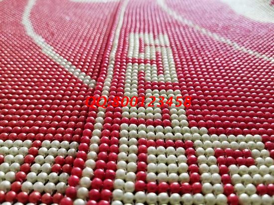 1月13日，拿回家做的手工活，這里負責回收的手工活外發(fā)加工項目，很受大家的歡迎。勵志珠珠繡成品細節(jié)實拍