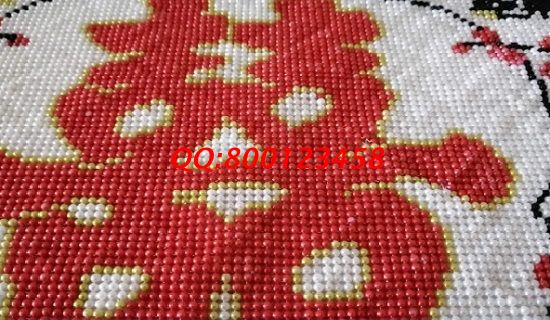 1月16日，純手工活外發(fā)加工項目，把手工活拿回家做，大家都選這個忙碌的老企業(yè)，勵志珠珠繡成品細節(jié)實拍