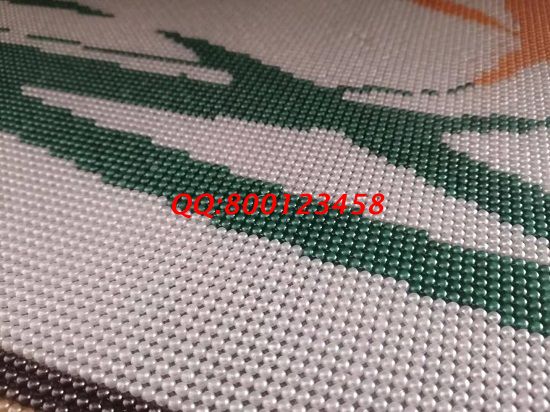 1月23日，正規(guī)供料的手工活，這里的手工活代理加工項目是非遺項目，勵志珠珠繡成品細節(jié)實拍