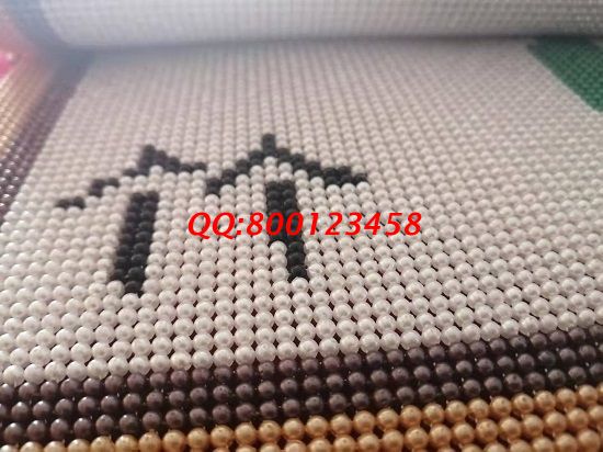 1月5日，可以寄到家做的手工活，做手工活掙錢，手工之家驗收和加工費結(jié)算制度很成熟，圖為勵志珠珠繡成品細節(jié)實拍