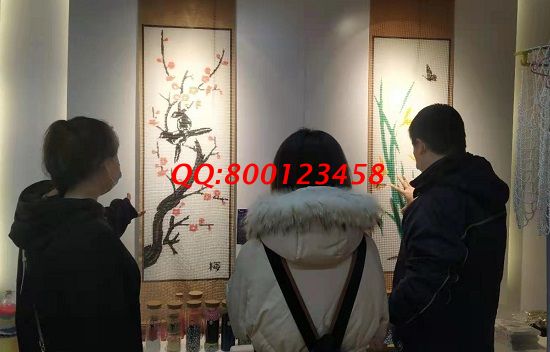 3月14日，可以寄到家做的手工活，正規(guī)手工活加工項目就選非遺項目勵志珠珠繡，手工之家接待考察合作加工客戶剪影