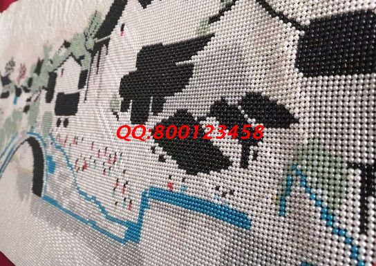 5月16日，在家做手工活掙錢，拿回家做的手工活就來手工之家，勵志珠珠繡成品細節(jié)實拍