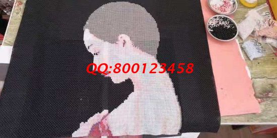 5月19日，拿回家做的手工活，正規(guī)供料的手工活，選擇勵志珠珠繡就對了，手工之家工作室珠繡加工實拍