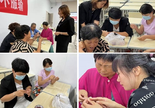 服務(wù)到家，只為更好 --- ---記手工之家勵志珠珠繡技能培訓(xùn)全國巡講·河間站