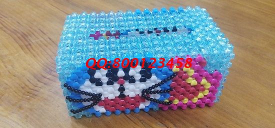 7月24日，可以寄到家做的手工活，正規(guī)手工活外發(fā)加工項目，大家都選手工之家，圖為勵志珠珠繡幾款紙抽盒串珠成品實拍