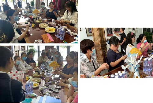 培訓、提供材料，為了大家空閑時間能有份收入--- --- 記手工之家在邯鄲市叢臺區(qū)婦女手工藝協(xié)會(圖2)