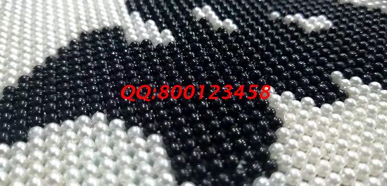 7月31日，可以寄到家做的手工活，實(shí)地考察后，大家都覺得手工之家的非遺手工珠繡真的不錯(cuò)，圖為勵(lì)志珠珠繡成品細(xì)節(jié)實(shí)拍