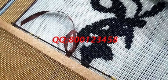 7月31日，可以寄到家做的手工活，實(shí)地考察后，大家都覺得手工之家的非遺手工珠繡真的不錯(cuò)，圖為勵(lì)志珠珠繡成品細(xì)節(jié)實(shí)拍