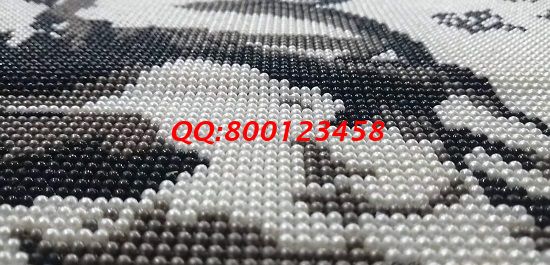 8月13日，組織人做手工活掙錢，這個(gè)拿回家做的手工活也可以做代理，是在家掙錢的好方法，圖為勵(lì)志珠珠繡成品細(xì)節(jié)實(shí)拍