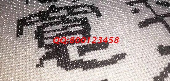 9月9日，想接正規(guī)廠家的手工活，拿回家做的手工活，就選這個(gè)十多年的老企業(yè)，圖為勵(lì)志珠珠繡串珠成品細(xì)節(jié)實(shí)拍