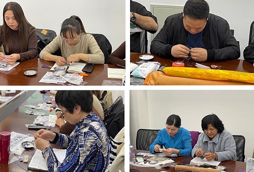 做大家的堅強后盾------- 記手工之家對各級代理加工人員進行多項技術培訓