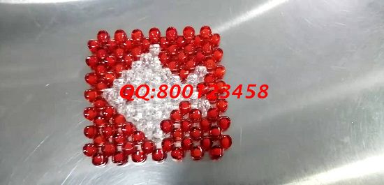 10月16日，正規(guī)外發(fā)加工手工活，可以寄到家做的手工活，簡(jiǎn)單好做是這個(gè)樣子，圖為手工之家勵(lì)志珠珠繡串珠成品實(shí)拍