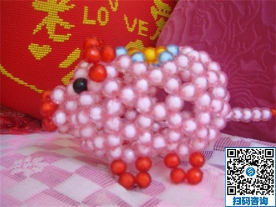 拿回家做的手工活，寶媽做立體串珠手工活，時(shí)尚環(huán)保，時(shí)間自由
