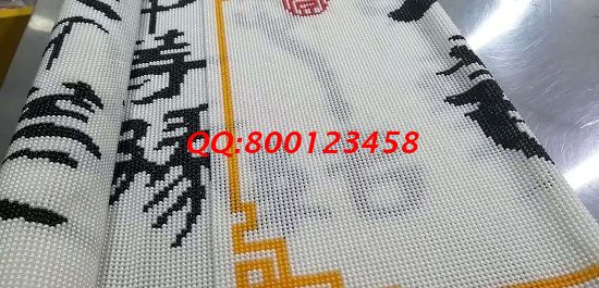 11月21日，想做手工活掙錢，可以寄到家做的手工活，就來手工之家這個(gè)可靠溫馨的大家庭，圖為勵(lì)志珠珠繡成品細(xì)節(jié)實(shí)拍