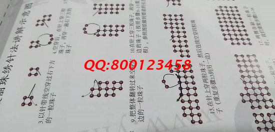 11月24日，在家做的手工活，可以帶回家做的手工活，就選非遺傳統(tǒng)手工勵志珠珠繡，圖為手工之家合作資料中的《合作流程》剪拍(圖3)