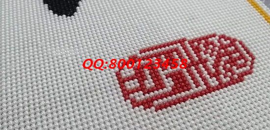 12月3日，可以寄到家做的手工活，手工之家的珠繡串珠手工活外發(fā)加工項目是居家做手工活掙錢的好選擇，圖為勵志珠珠繡成品細節(jié)實拍(圖4)