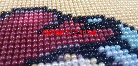 12月9日，可以寄到家做的手工活，正規(guī)的珠繡手工活外發(fā)加工項目讓人放心，圖為勵志珠珠繡定制產(chǎn)品細節(jié)實拍(圖4)