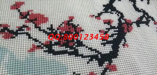 12月17日，冬天在家做手工活加工，可以帶回家做的手工活選手工之家的珠繡串珠手工活外發(fā)加工項(xiàng)目，圖為勵(lì)志珠珠繡成品細(xì)節(jié)實(shí)拍(圖1)