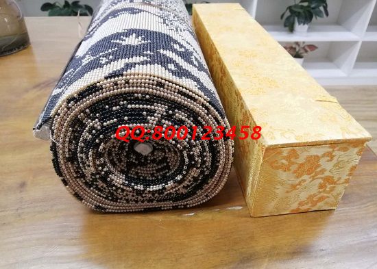 1月25日，手工活加工，正規(guī)外發(fā)手工活，拿回家做的手工活，來手工之家，圖為勵志珠珠繡成品細節(jié)實拍