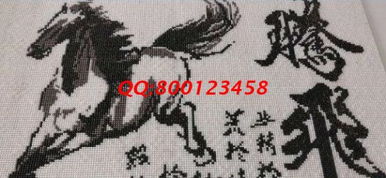 勵(lì)志珠珠繡精致高端大氣上檔次，是裝飾送禮收藏佳品(圖1)