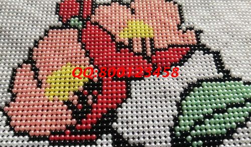 2月23日，可以寄到家的手工活，帶回家做的手工活兼職，這家外發(fā)加工接單平臺靠譜可信，圖為勵志珠珠繡（小幅）成品細節(jié)實拍