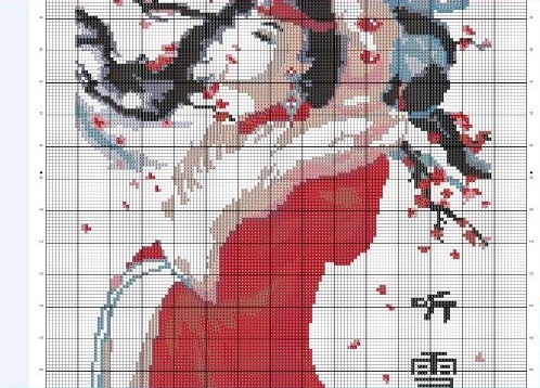 3月31日，手工工藝品DIY深受年輕人的喜歡，可以寄到家做的手工活，為什么很多人要開手工工作室，圖為勵志珠平面珠繡定制手工產(chǎn)品及圖紙剪影