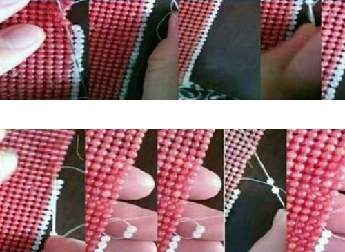 4月2日，在家做手工活掙錢，寄到家做的手工活，這個外發(fā)手工活的加工費如何結(jié)算？圖為勵志珠珠繡串珠手工產(chǎn)品剪影