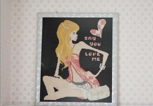 6月17日，在家做的手工活，正規(guī)供料的手工活，選擇手工之家就是選擇了良好的合作和發(fā)展，圖為勵(lì)志珠珠繡手工產(chǎn)品剪影