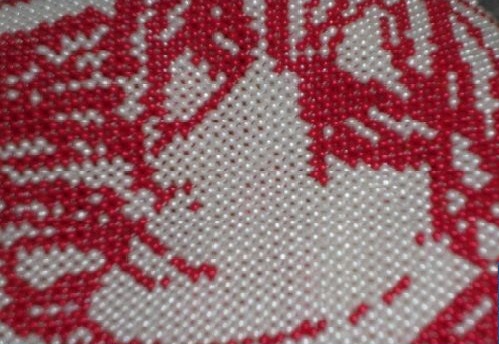 6月22日，純手工活外發(fā)加工，產(chǎn)品、材料都豐富的手工活加工項目，就在手工之家，圖為勵志珠珠繡手工產(chǎn)品剪影