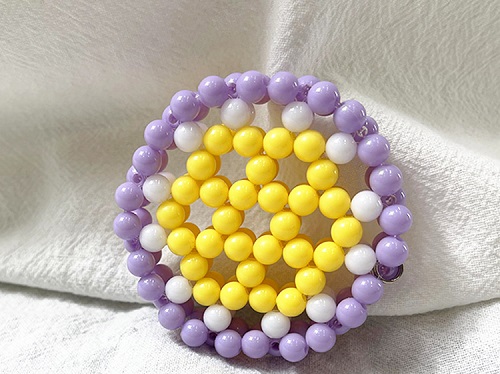 7月7日，純手工活代加工， 在家做的手工活正規(guī)平臺，與十多年的手工之家合作要簽訂正規(guī)合同，圖為勵志珠珠繡串珠手工產(chǎn)品剪影