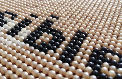 8月22日，純手工活代加工，可以在家做的手工活，合作的手工企業(yè)要可信，更要知道這個(gè)手工活自己能不能做，圖為手工之家勵(lì)志珠珠繡手工成品實(shí)拍