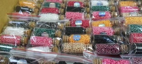 10月4日，手工兼職招聘帶回家做，手工活外發(fā)加工，積極扶持，手工之家的這個(gè)項(xiàng)目是很多人創(chuàng)業(yè)的好選擇，圖為勵(lì)志珠珠繡串珠手工材料剪影