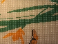 5月2日，在家做的手工活正規(guī)平臺，手工活外發(fā)加工， 大家看中手工之家的地方不一樣，圖為勵志珠珠繡純手工產(chǎn)品剪影