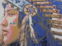 5月8日，拿回家做的手工活大批，正規(guī)純手工活外發(fā)，在手工之家，可以自己做，也可以開(kāi)手工工作室，圖為勵(lì)志珠珠繡串珠手工產(chǎn)品剪影