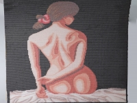 5月26日，純手工活代加工，網(wǎng)上接手工活的平臺，哪里人能做手工之家的珠繡串珠手工活？圖為勵志珠珠繡手工產(chǎn)品剪影