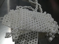 9月16日，帶回家做的手工活，在家做手工活掙錢，手工之家的成績是大家一起用付出換來的收獲，圖為勵志珠珠繡串珠手工產(chǎn)品剪影