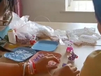 不受疫情反彈影響，踏實居家正規(guī)珠繡手工加工賺錢