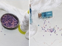 11月9日，可以帶回家做的手工，手工靈活就業(yè)創(chuàng)業(yè)，手工之家的手工副業(yè)讓人實現(xiàn)夢想，圖為勵志珠珠繡串珠手工材料剪影