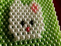 2月16日，靈活就業(yè)好副業(yè)，拿回家做的手工項(xiàng)目，在手工之家，誠(chéng)信就是讓大家放心合作，圖為勵(lì)志珠珠繡串珠手工產(chǎn)品剪影