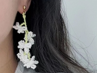 7月16日，手工活外發(fā)一手貨源，開飾品加工廠，居家靈活就業(yè)創(chuàng)業(yè)好選擇，與手工之家合作，遠(yuǎn)近不是問題，圖為串珠米珠繡手工產(chǎn)品剪影