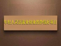 越來越多的年輕人選擇靈活就業(yè)創(chuàng)業(yè)，這兩個能賺錢的項目前景好