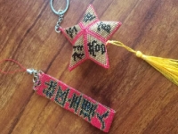 1月5日，在家就能賺錢的工作，拿回家做的手工活，小成本創(chuàng)業(yè)做手工傳承官，手工之家的純手工在農(nóng)村做很合適，圖為串珠米珠繡純手工產(chǎn)品剪影