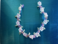 3月21日，寶媽手工兼職創(chuàng)業(yè)，正規(guī)手工接單平臺(tái)，小成本創(chuàng)業(yè)開(kāi)手工加工廠，在手工之家，合作越久越掙錢(qián)，圖為串珠米珠繡純手工產(chǎn)品剪影